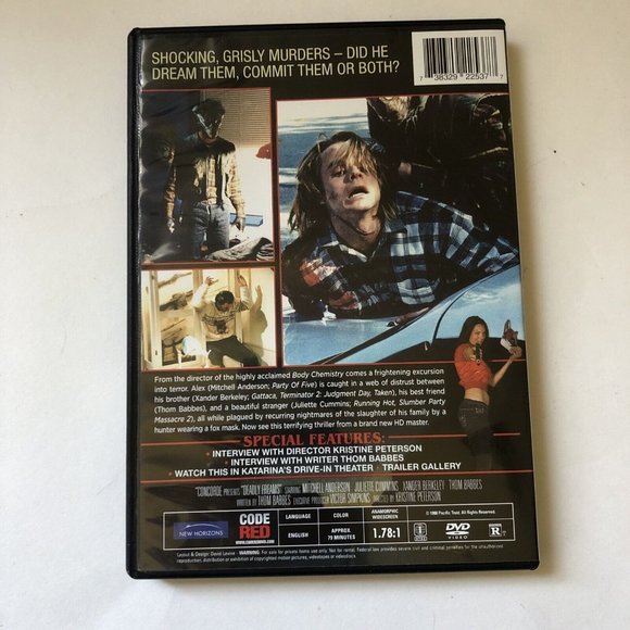 Code Red Deadly Dreams HD DVD- Mitchell Anderson-special feature-horror thriller - Picture 3 of 5